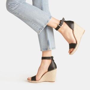 Dolce Vita | Shoes | Dolce Vita Noor Leather Wedges In Black Size 9 |  Poshmark